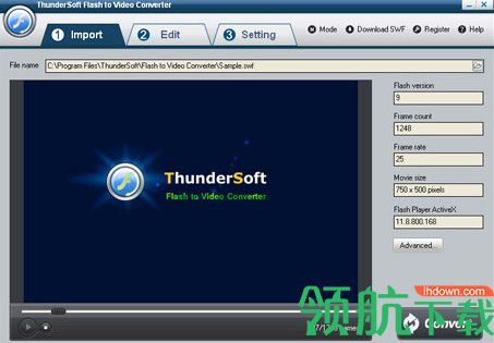 ThunderSoft Flash to Video Converter破解版