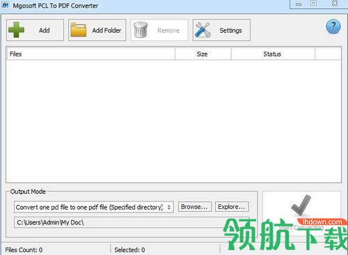 Mgosoft PCL To PDF Converter破解版