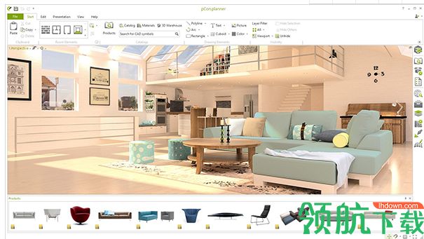 pCon.planner3D室内设计软件官方版