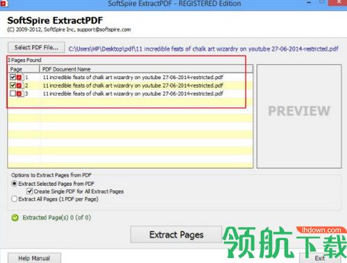 SoftSpire Extractpdf免费版