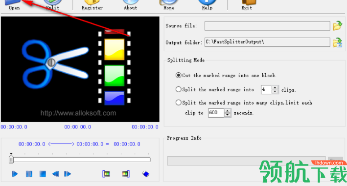 FastAVIMPEGSplitter视频分割工具绿色版