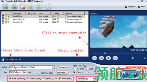 ThunderSoft Video to HTML5 Converter破解版