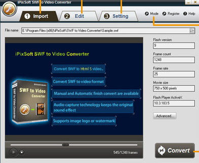 iPixSoft SWF to GIF Converter破解版