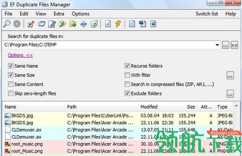 EF Duplicate Files Manager绿色版