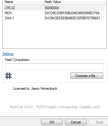 HashTab哈希值检测工具绿色版