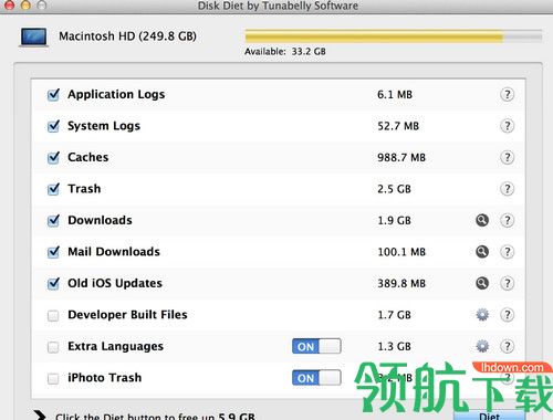 Disk Diet Mac破解版