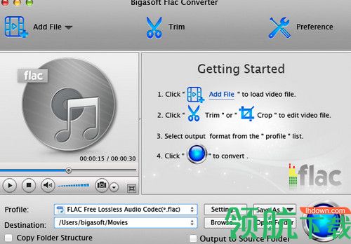 Bigasoft FLAC Converter Mac破解版