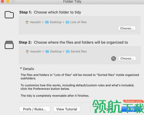 Folder Tidy Mac破解版