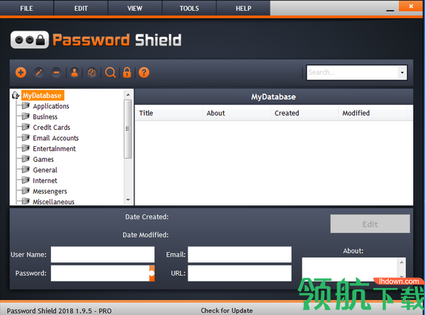 PasswordShield账号密码管理器绿色版