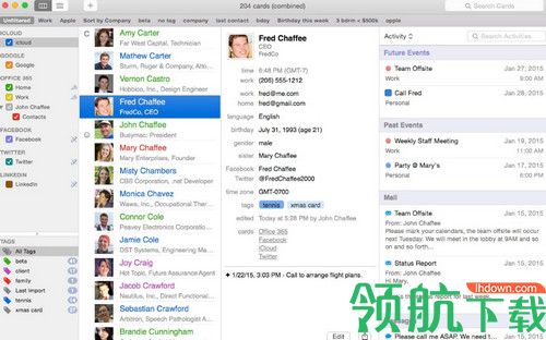 BusyContacts For Mac破解版