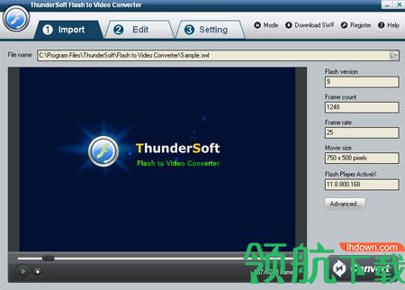 ThunderSoft Flash to MP4 Converter破解版