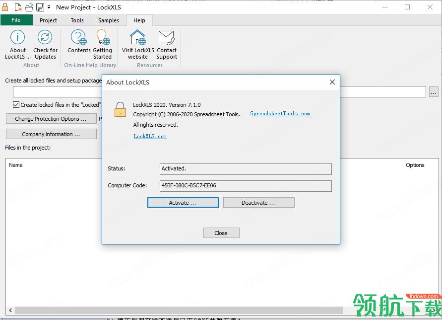 SpreadsheetToolsLockXLS2020破解版