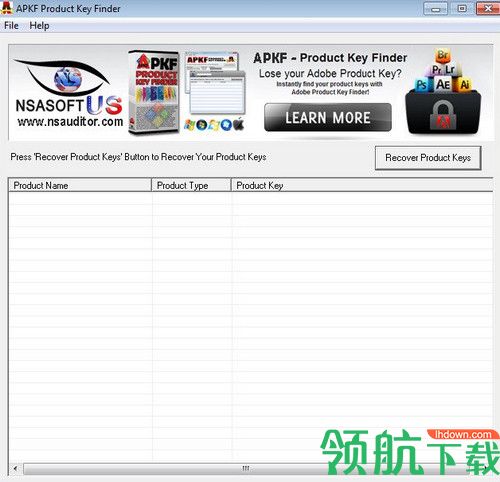 APKF Adobe Product Key Finder破解版