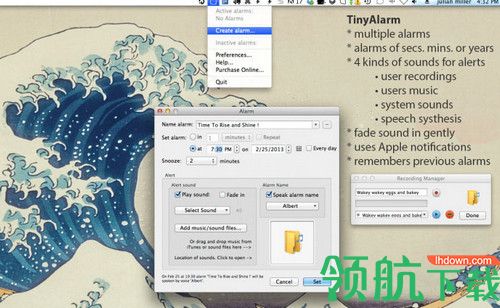 TinyAlarm for Mac破解版