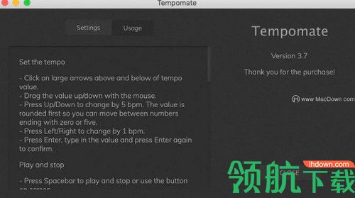Tempomate for Mac破解版