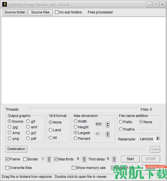 LightningImageResizer图片大小整理工具绿色版