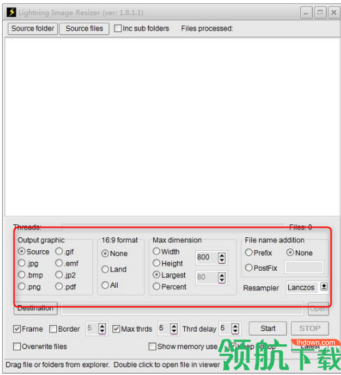 LightningImageResizer图片大小整理工具绿色版