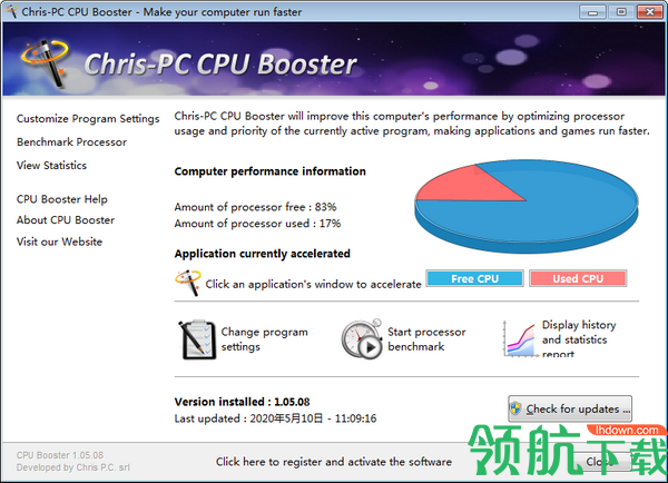 Chris-PCCPUBooster优化工具绿色版