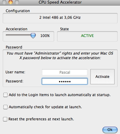 CPU Speed Accelerator Mac破解版