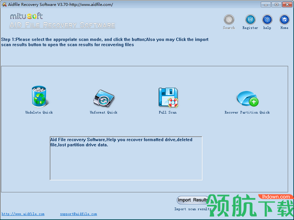 AidfileRecoverySoftware数据恢复破解版