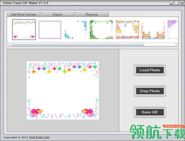 GlitterFrameGifMaker图片IGIF编辑软件绿色版