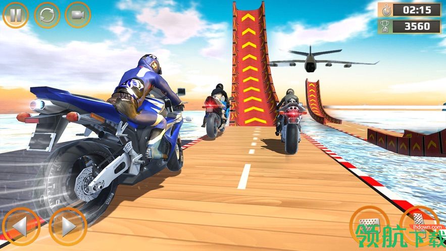 不可能的自行车特技游戏3D免费下载