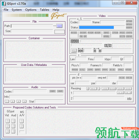 GSpot视频编码检测软件绿色版