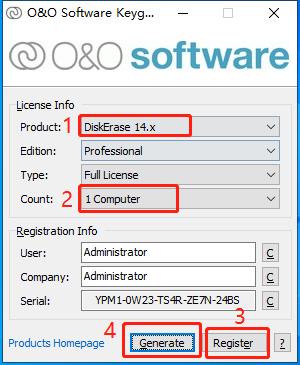 O&ODiskErase数据彻底清除绿色破解版