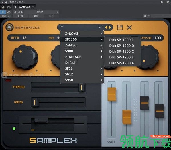 BeatSkillz SampleX经典采样仿真工具绿色版
