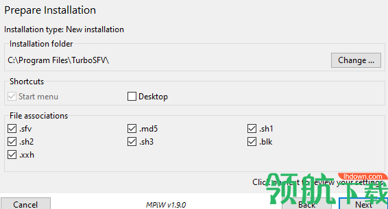 TurboSFV哈希值计算工具绿色版