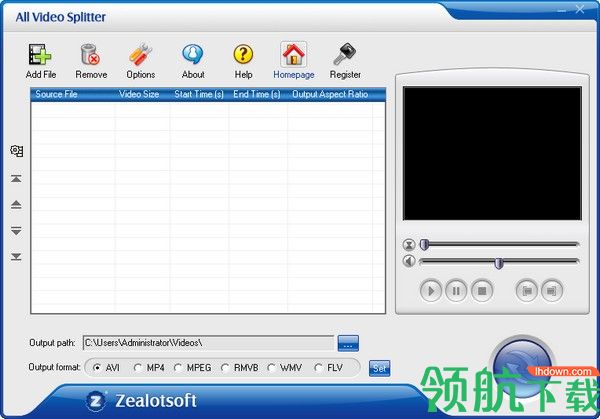 ZealotAllVideoSplitter音视频切割工具绿色版