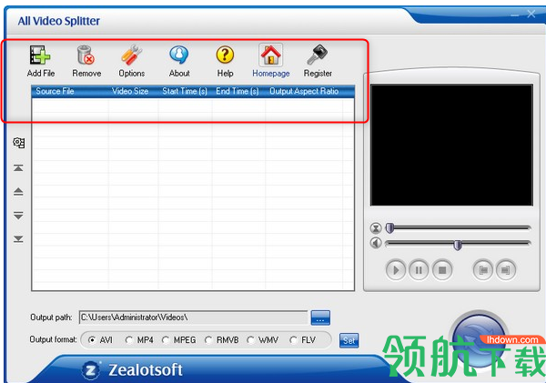 ZealotAllVideoSplitter音视频切割工具绿色版