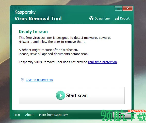卡巴斯基病毒移除Kaspersky Virus Removal Tool