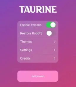 Taurine越狱工具下载