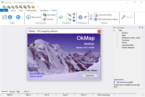 OkMap Desktop 16破解版