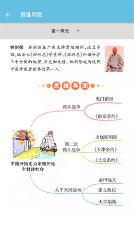 八年级上册历史辅导App手机学习