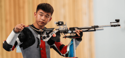 2021东京奥运会张常鸿男子50米步枪三姿夺冠直播视频回放
