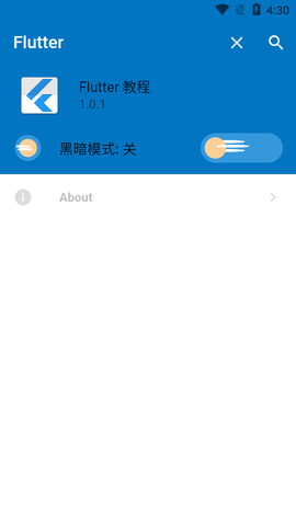 Flutter框架APP