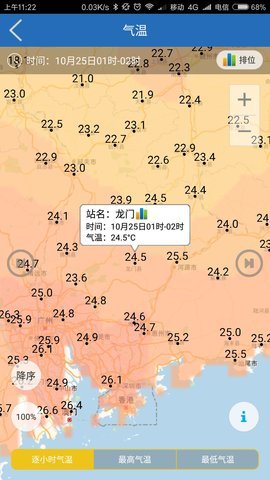 中央气象台app1-7天降水量预报图下载