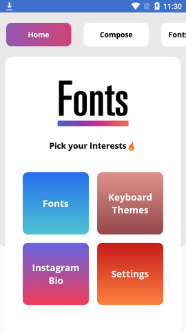 Fonts for Instagram时尚花字花式字体APP