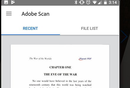 Adobe Scan文字识别APP