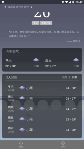 云云七日天气预报