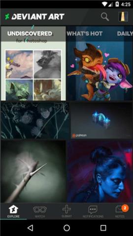 deviantart艺术创作平台app