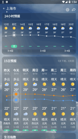 呱呱天气(15天查询)App官方版