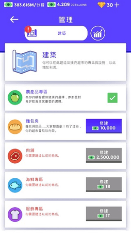 闲置超市大亨无限金币破解版