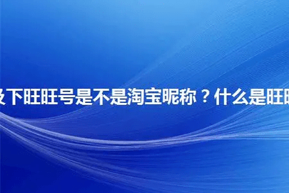 淘宝旺旺号是指会员名还是昵称 查看旺旺号操作方法