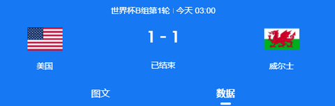 2022卡塔尔世界杯美国vs威尔士完整版录像回放