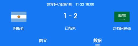 2022卡塔尔世界杯阿根廷vs沙特阿拉伯完整录播观看