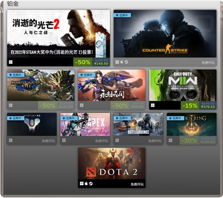 2022年度Steam最佳游戏有哪些 Steam2022年度最佳榜单一览
