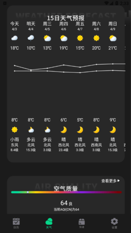 雷达实时天气预报免费版